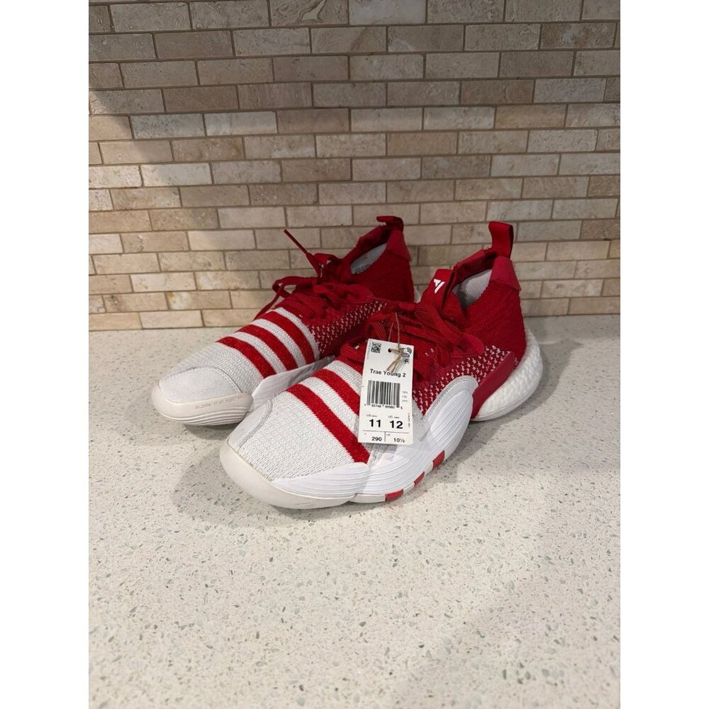 Adidas Trae Young 2 Basketball‎ Power Red White Size 11 Mens H03845
